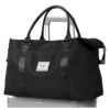 Sac de Voyage Femme B1-Noir pour Cabine Avion et Maternité - 45x36x20 - Weekend, Polochon, Bagage à Main