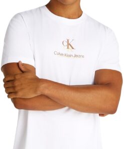 **Calvin Klein Tee-Shirt Homme Manches Courtes en Coton Respirant - Mode et Confort Tous Les Jours**