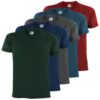 ALPIDEX T-shirts hommecol V lot de 5 - taille S M L XL XXL 3XL 4XL 5XL - confort et style pour l'été