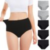 Falechay Culottes Femme Taille Haute en Coton - Styles Varis - Taille Élégante pour Femmes - 5 Lots - Vêtements Conforta