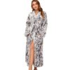 RONGTAI Peignoir long en polaire pour femme hiver chaud et doux chaud et doux feminists feminists feminism