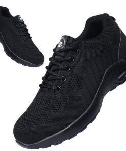 Chaussures de sécurité ziitop Homme Feminine Respirantes Anti-Perforation Baskets de Travail Embout d'Acier