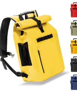 Sacoche de vélo Générique Grande capacité 20-29L, Sac à Dos ou à bandoulière Unisexe, Résistant et imperméable