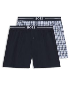 BOSS Nos Boxer Ew 2p Caleçon Boxeur Dark Blue XL Homme
