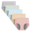 Culottes menstruelles pour femmes en coton étanches - Protection contre le sperme - Parfaites avec des tampons - Paquet