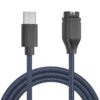 Garmin Venu 3s/Venu 3/Venu 2/Venu 2s/Venu/Venu Sq/Venu Sq 2 Chargeur Nylon Compatible USB Remplacement Fenix 7 6 5 (USB-