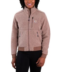 Carhartt Veste Fleece Utilitaire Femme - Light, Chaud et Durable pour Travail en Hiver / Randonnée