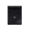 Dinghaole Portefeuille Homme Slim en Fibre de Carbone avec Protection RFID, Poche pour Cartes de Crédit et Clip de Bille