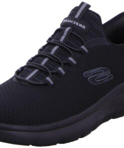 Skechers Summits High Range Baskets pour Homme - Black Mesh Trim Noir - 42 EU