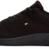 Tommy Hilfiger Baskets Homme Corporate Knit Rib Runner Élégant et confortable pour le quotidien Taille disponible : S, M