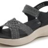 SMajong Sandales de Sport Antidérapantes pour Femme Pour L'extérieur Sandales Réglables Chaussures de Marche Soutien Voû