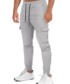 Pantalon de Jogging Suwangi pour Homme Léger avec Poches Taille Élastique