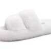 COFACE Chaussures de maison femme Shearling chaud Orthopédique arche soutien hiver
