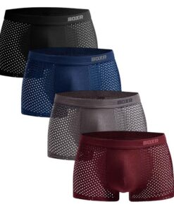 BOXYR boxer en bambou lot de 4 homme doux comme de la soie et respirants S-3XL