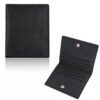 Porte Cartes de Crédit Homme en Cuir ultra-mince avec Anti-Piratage RFID et 8 Emplacements - Noir 1pcs Haut de Gamme