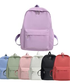 Sac à dos de voyage léger unisexe résistant à l'eau pour hommes, femmes, adolescents