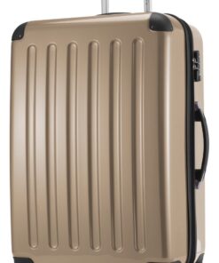 Hauptstadtkoffer Alex - Valise d'affaires TSA 75 cm, 119 litres,Coque dure Champagne Brillant