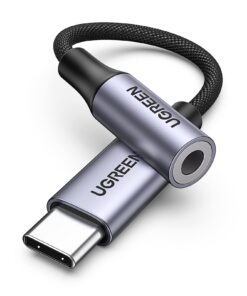UGREEN Adaptateur USB-C |5mm TRRS DAC Haute Qualité Compatible avec iPhone Galaxy Pixel MacBook iPad | Câble Casque avec