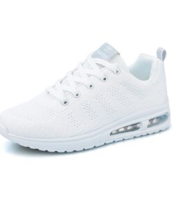 ANBIWANGLUO Femmes Running Basses Respirantes Mode Course Fitness Marche Athlétique Course Basses Sneakers