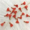 WANM Bijoux Accessoires 20 Pièces Gland Or Bagues Boucles d'Oreille Crafts