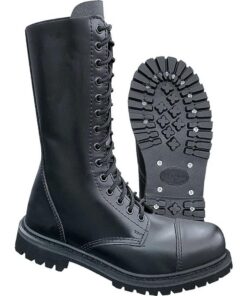 Brandit Phantom 14 Eyelet Boots - Bottes tactiques pour Homme - Protection maximale dans tous les scénarios
