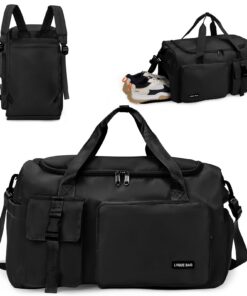 Sac à Dos de Voyage Flintronic - Noir | Capacité Étanche | Grande Capacité | Compartiments Spécifiques | Idéal pour Voya
