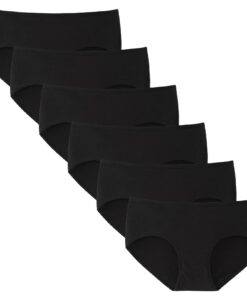 Culottes INNERSY pour adolescente douces en coton pour 10 à 16 ans - Lot de 6 - OEKO-TEX STANDARD 100