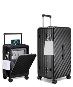 Valises rigides Sea Choice 56+81cm cabine portable polycarbonate sécurisée TSA