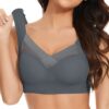 Brassière Sport Sans Armature Ultra Confortable Rembourré pour Yoga et Fitness, Push Up sans Couture, Confortable Tues F