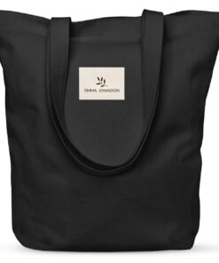 Sacoche Emma Jonasson Femme en Tissu - Fermeture Éclair et Poche Intérieure - Sac Mode Aestetic Coton - Baskets Sac de C