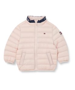 Tommy Hilfiger Veste de Survêtement Light Down Jacket Mixte Enfant Chaude et Légère pour Hiver Sport École Mode
