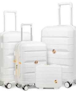 Valise de voyage Sea Choice 20/24/28" Rigide Verrouillage TSA Bagages Cabine Extensible 55cm