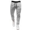 Take Idea Pantalon de jogging basique pour homme - Couleur unie - Coupe droite - Tissu stretch - Pantalon de survêtement