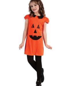 DEGUISE TOI - Déguisement Citrouille Lanterne pour Fille Halloween 2023 Grand Taille