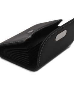 BUZZ COOL RFID Protecteur de Carte en Cuir pour Hommes et Femmes | Poche Crématier Mince Idéal en cadeau d'anniversaire