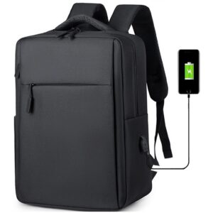 **Mixroom Sac à dos pour ordinateur portable 15" - USB - Noir, Z8**