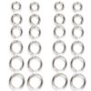 JYNXOR Boucles d'Oreilles Anneau Pour Homme Femme, Hypoallergéniques Solides Acier, Piercing Oreille Lobe Dormeuses Peti
