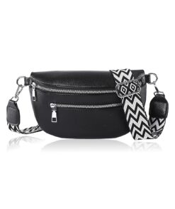Sac à Main Pilyero Femmes Bandoulières - Noir - Idéal pour Les Loisirs, Le Travail et Les Voyages - Petit Sac A Main Des