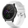 Bracelet Garmin compatible avec Vivoactive 3/5/6 et Forerunner 245/645, Silicone de 20mm pour Venu/Venu Sq/Venu 2 Plus/V