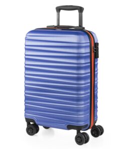 Valise cabine JASLEN Rigide Légère with Cadenas TSA pour Voyage en Avion Bleu 55x35x20