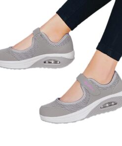 ZORQ Chaussures de Marche tissées et Chaussures orthopédiques à Coussin d'air | Comfortable Running Sneaker pour Femmes