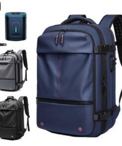 Sac à dos de voyage Argumub avec pompe et compression, pour voyageurs avancés, sac à dos adapté aux voyages longs | comp
