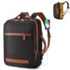 SPAHER Sac à Dos Voyage Cabine Air France Wizzair 40x30x20 avec Charge USB et Compartiments Humide