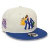 New Era MLB Snapback Casquette New York Yankees Floral Beige/Royal