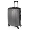 Valise ITACA Grande Taille 23Kg Résistante Anthracite pour Voyages Longs et Moyens Séjours
