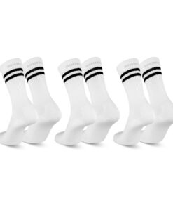 Chaussettes de tennis Splends en coton blanc pour homme et femme - idéales pour le tennis et le sport - parfaites pour l