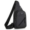 BDSHUNBF Sacoche Étanche pour Homme - Léger et Pratique pour Voyage et Tourisme - Sac à Dos Bandoulière Élégant et Moder