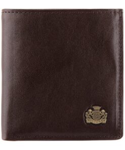 WITTCHEN Portefeuille Marron Cuir de Grain | Homme | Accessoire pour Affaires | Style Élégant et Pratique | 9.5 x 10 CM