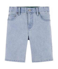 Levi's Enfant - Jeans Short 511 Stone délavé Taille Ajustable - Taille 14 - Coupe Droite - 5 Poches