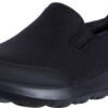 Skechers Homme Go Walk Max Clinched - Chaussure de Marche Noir 43 EU X-Large